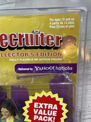 Yahoo HotJobs Super Recruiter Action Figure 2009 HR Promo Advertising Figure