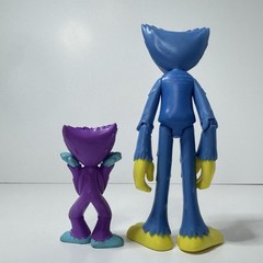 Poppy Playtime Scary Huggy Wuggy 5″ Blue And 2.5”Purple Set Action Figure