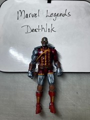 Marvel Legends Deathlok Action Figure Hasbro 2017 Articulated Red Silver Toy
