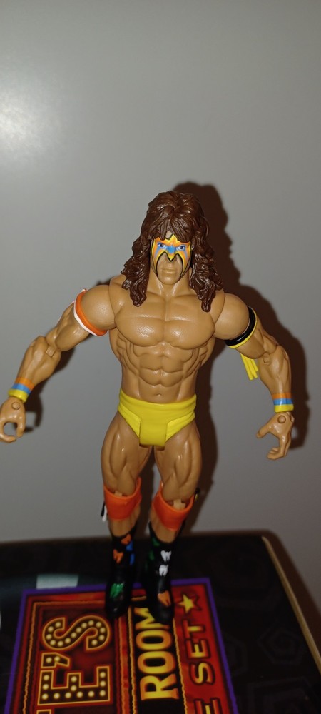 WWE Mattel The Ultimate Warrior Fantasy Matchup Battle Pack Wrestling Figure WWF