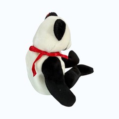 Ty Beanie Baby Fortune Panda Plush Toy 1997 w/ Tags Red Ribbon Collectible