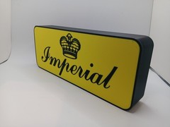 Retro Imperial Toys logo lightbox sign display light box sign