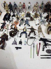 Star Wars 3 to 4in Action Figures Mixed Lot 44 / Weapons Accessories Hasbro