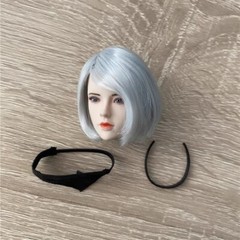 SUPER DUCK 1:6 SET019 Girl Head Sculpt For 12″ Female TBL PH 2B Figure Doll Body