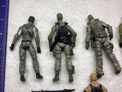 GI Joe Retaliation Roadblock and Other Action Figures Lot of 6.