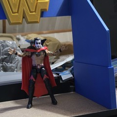 WWE Mattel Elite 90s Entrance Blue Version Accessory Diorama