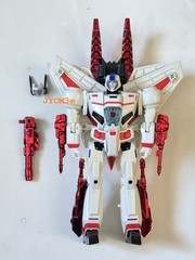 HASBRO TRANSFORMERS GENERATIONS LEADER CLASS- JETFIRE -THRILLING 30, Decal upgrd