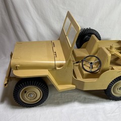 VINTAGE 1967 HASBRO G.I. JOE DESERT PATROL ATTACK JEEP Gun Tripod Incomplete