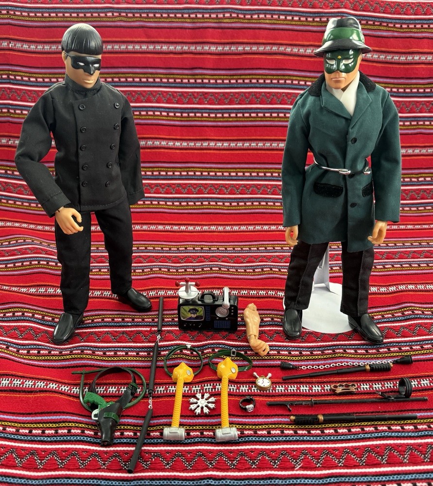 Captain Action Green Hornet & Kato COMPLETE Set w/ Boxes 1999 Playing Mantis
