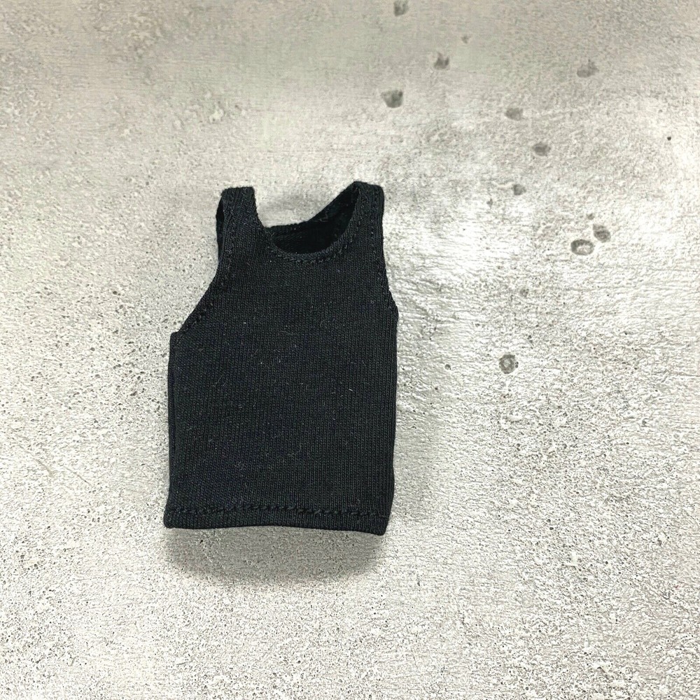 MO-TBTK-BK: 1/12 black tank top for Mezco, Marvel Legend Slim body