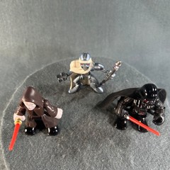 Star Wars Galactic Heroes Darth Vader Sidious Palpatine MagnaGuard Figure Lot