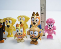 Bluey Figures Lot – 19 Character Figures + Furniture Playset Bundle