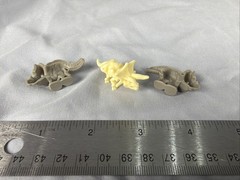 Kinder Joy Egg Jurassic World Dinosaur Figure Lot Of 3 Ankylosaurus Mini Toy