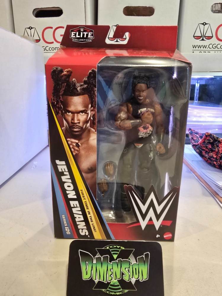 MATTEL WWE SERIES 126 JE’VON EVANS ACTION FIGURE ELITE COLLECTION