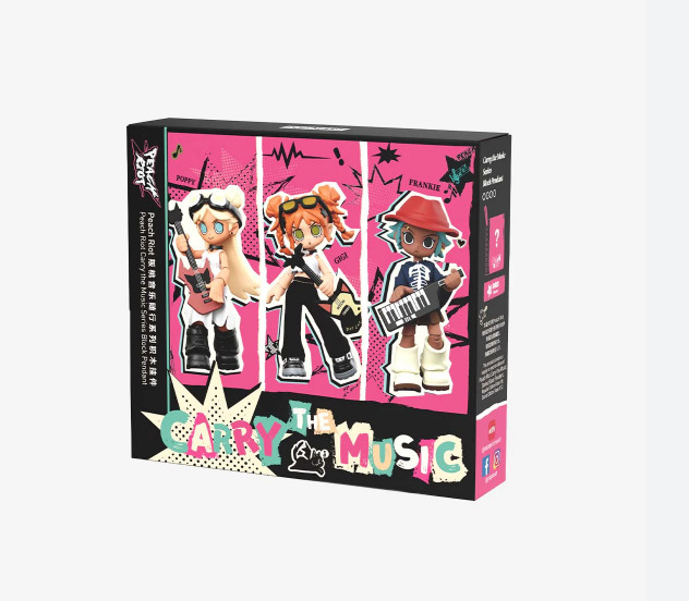 POP MART Peach Riot Carry The Music Series Block Pendant – US PRE SALE