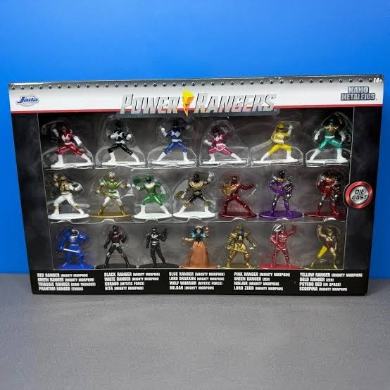 JADA POWER RANGERS NANO METALFIGS 20 PACK DIE-CAST