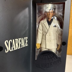 Sideshow Collectibles Scarface Tony Montana White Suit 12″ Talking Figure Boxed