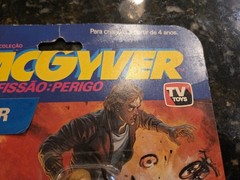 1993 Macgyver Figure Glasslite Brazil NEW NIB ULTRA RARE PLEASE READ