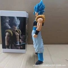 31cm Anime Dragon Ball Z Super Saiyan Blue Gogeta Pvc Figure With Box