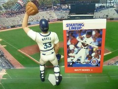 1988 MATT NOKES – Starting Lineup Baseball Figure & Card – DETROIT TIGERS