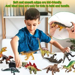 Dinosaur Toy Large Set Realistic Figures Toys Lot for Boys Toddler Kids Playset