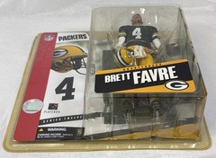 McFarlane’s NFL Series 12 Brett Favre #4 Green Bay Packers 2005 Football Figure
