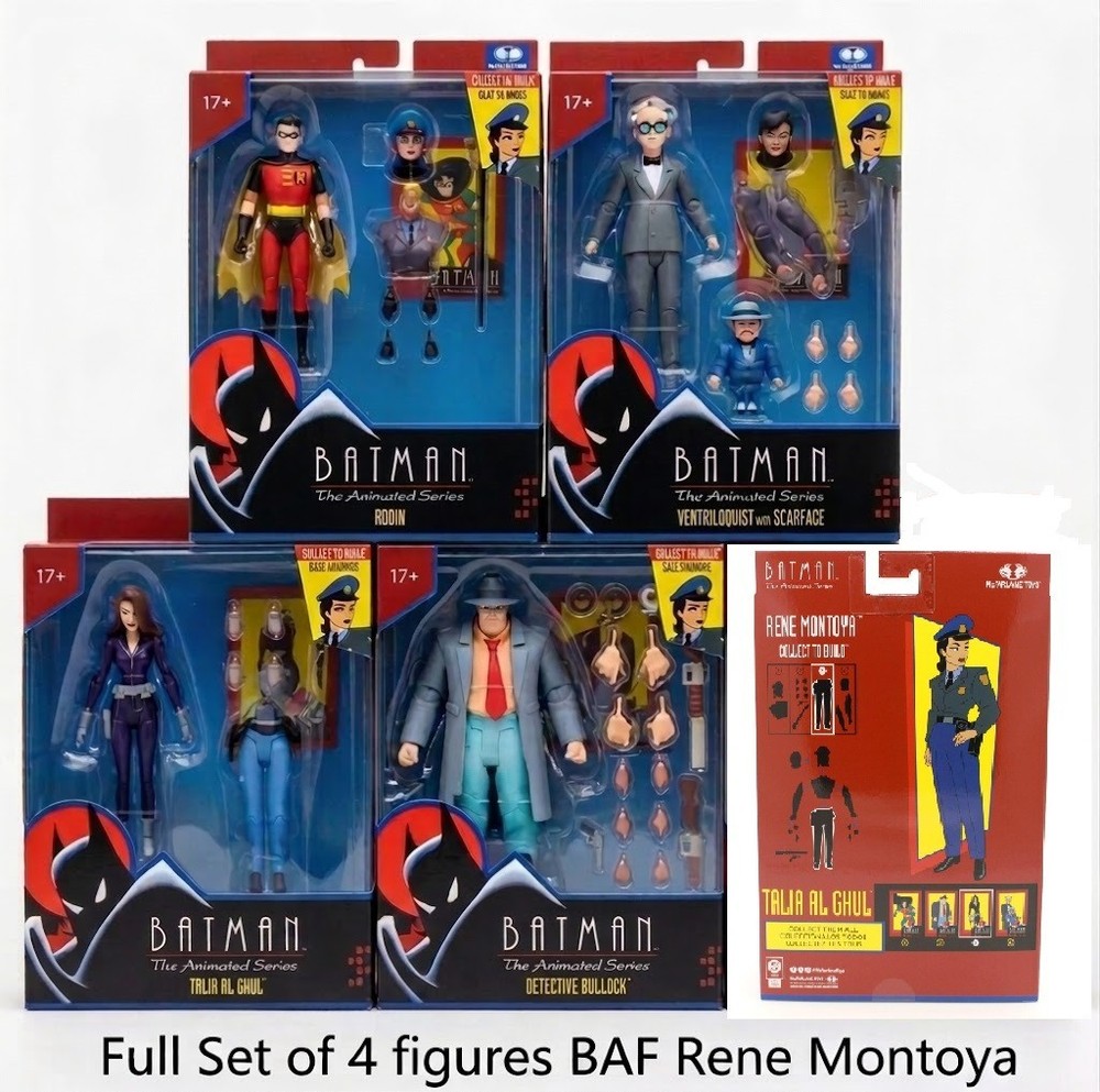 McFarlane Batman Animated BTAS 6″ Full Set – Robin Talia al Ghul Penguin Bullock