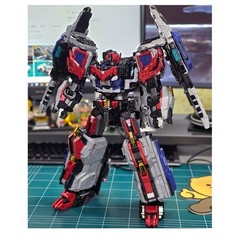 Metal Cardbot W Heavy Iron W & Solidhorn Season3 Transformer Robot Combo 2025