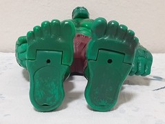 ToyBiz Gamma Punch Hulk 2004 Fully Jointed Marvel Action Figure Green Purple