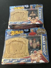 WWE Wrestling Rumblers Champions Triple H And John Cena Exclusive Mini Figure