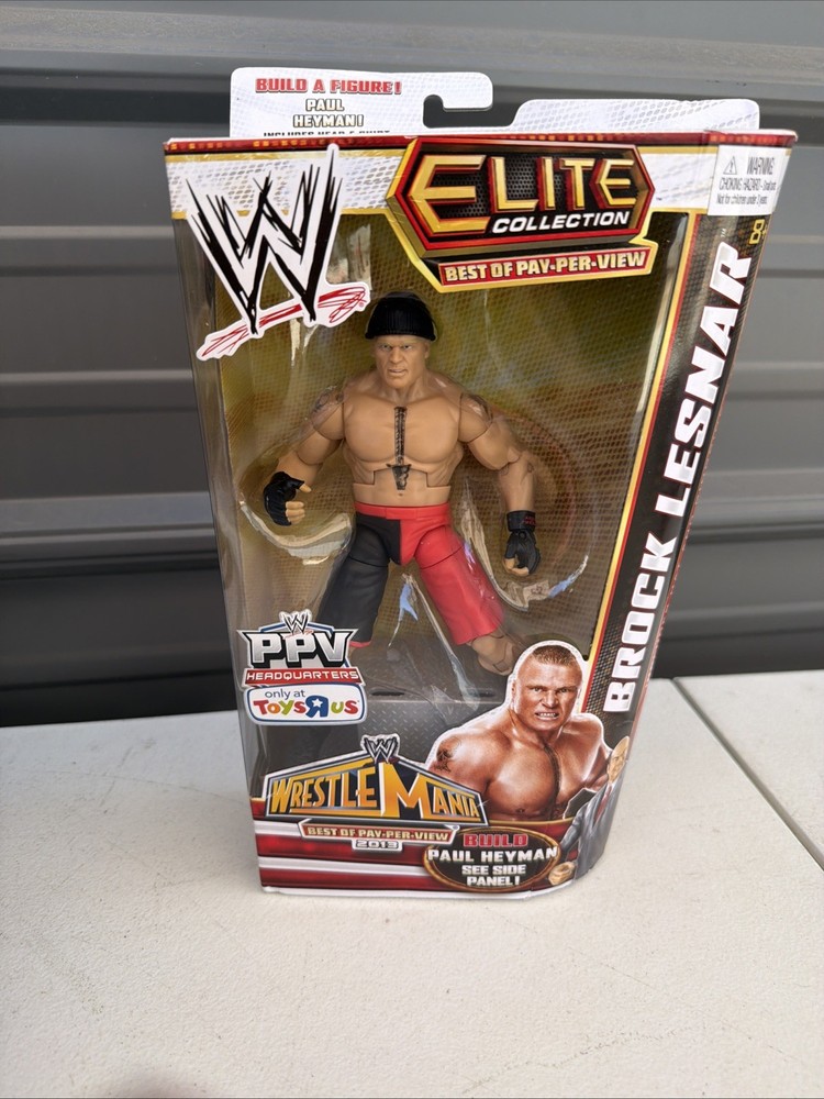 WWE Elite Brock Lesnar 2013 Toys-R-Us Exclusive Action Figure – NEW Sealed