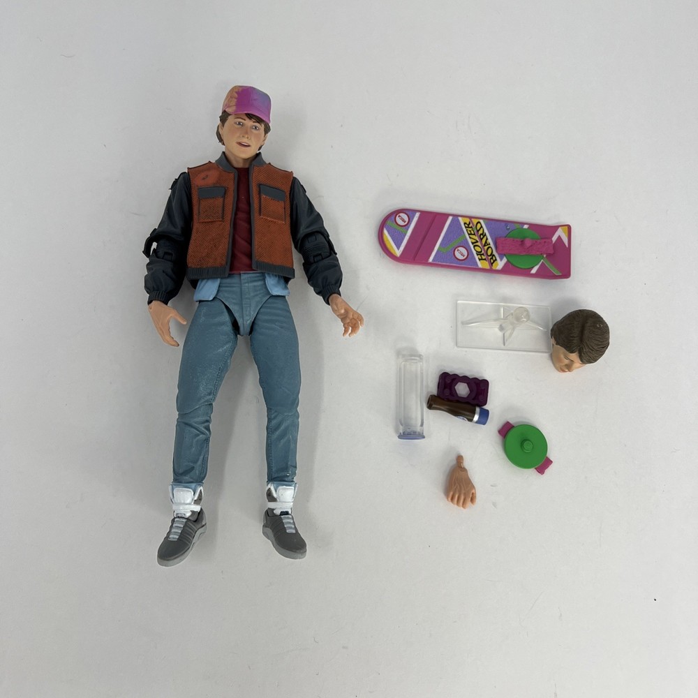 Neca Ultimate Marty McFly Back to the Future Part II Figure 35th w/ Accessories