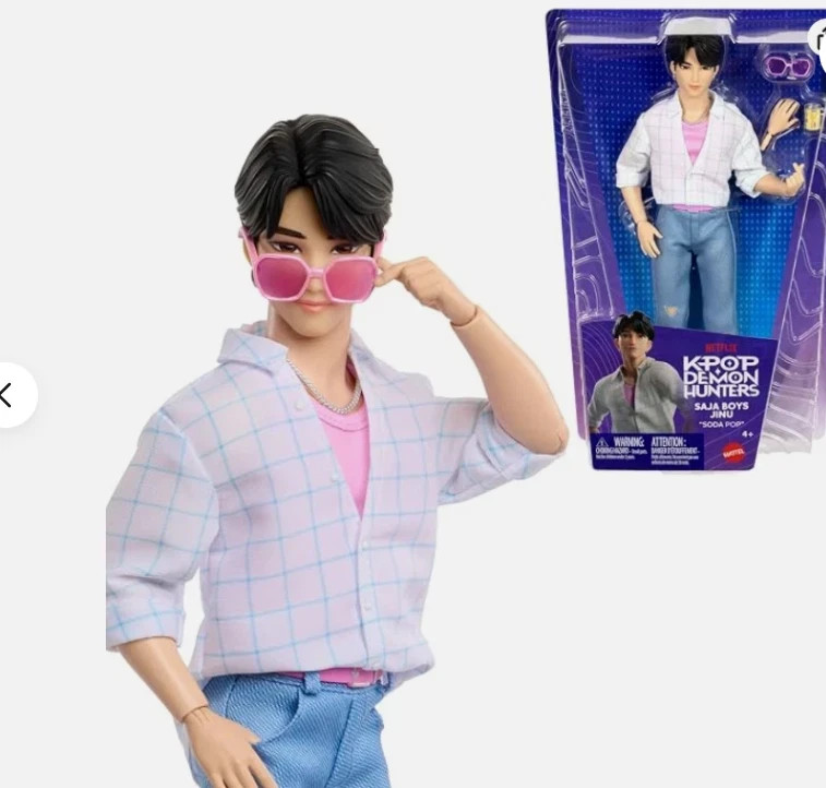 LICENSED ORIGINAL KPop Demon Hunters Huntrix SAJA BOYS SODA POP Jinu Doll HUNTR