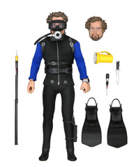 NECA JAWS Matt Hooper Shark Cage 8” Action Figure New/Sealed