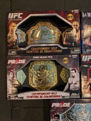 Jakks Pacific UFC 5 Foam Championship Belt Replicas. Rare! Complete Set Original