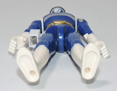4 Power Ranger Red Blue Silver 1997 4.5″ In Space Action Figure Bandai Gold Belt