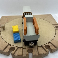 Thomas the Train Catherine Tank Engine Wooden Railway & Tender VTG 1999 Allcroft