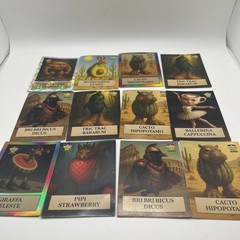 Italian Brainrot Toy Action Figures Brain Rot Lot Of 21 With12 Trading Cards
