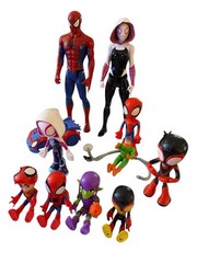 Lot of 11 Modern Spider Man Toys Mixed Lot Get everything you see pictured!