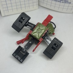 Lot of 2 Vintage 1983 GI Joe PAC RAT Machine Gun & Flame Thrower w/Blueprints