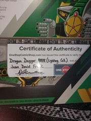 Dragon Dagger Lightning Collection Signed By Jason David Frank With COA