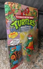 Vintage 1991 Teenage Mutant Ninja Turtle Michaelangelo With Storage Shell