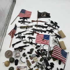 Accessories Lot 12″ GI Joe Military Guns Head Gear GI3
