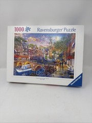 Ravensburger Sunset Over Amsterdam 1000 Piece Jigsaw Puzzles Original Sealed