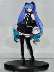 17CM Anime Hatsune Miku Project DIVA Arcade Future Tone Hatsune Miku Black Dress