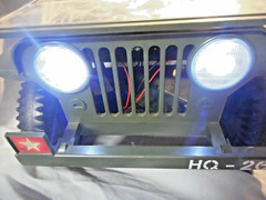 Vintage GI Joe – Five Star Jeep or A/T desert patrol- Headlight Illumination Kit