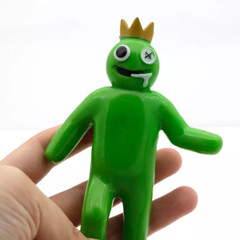 8Pcs Rainbow Friends Action Mini Figures Toy Game Character Doll Blue Monster