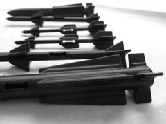 3D Printed Replacement Munitions Set of 6 Missiles for 1983 Gi Joe Sky Striker