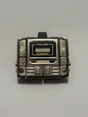 1983 Vintage Takara Kronoform Robot Transformer Watch Silver Untested No Band