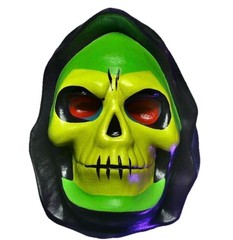 NECA SKELETOR Deluxe Latex Mask MOTU Halloween NEU Masters of the Universe